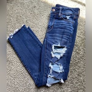 American eagle ripped jeans